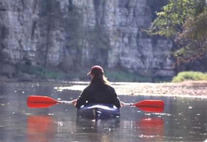 Kayaking the Upper Iowa River